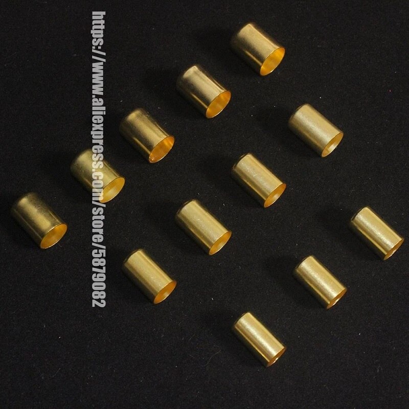 Sprayer Tube Sleeve 50Pcs/Pack High Pressure Pipe Copper Cover 11cm 15cm Agricultural Buckle Water Joint Brass Sleeves