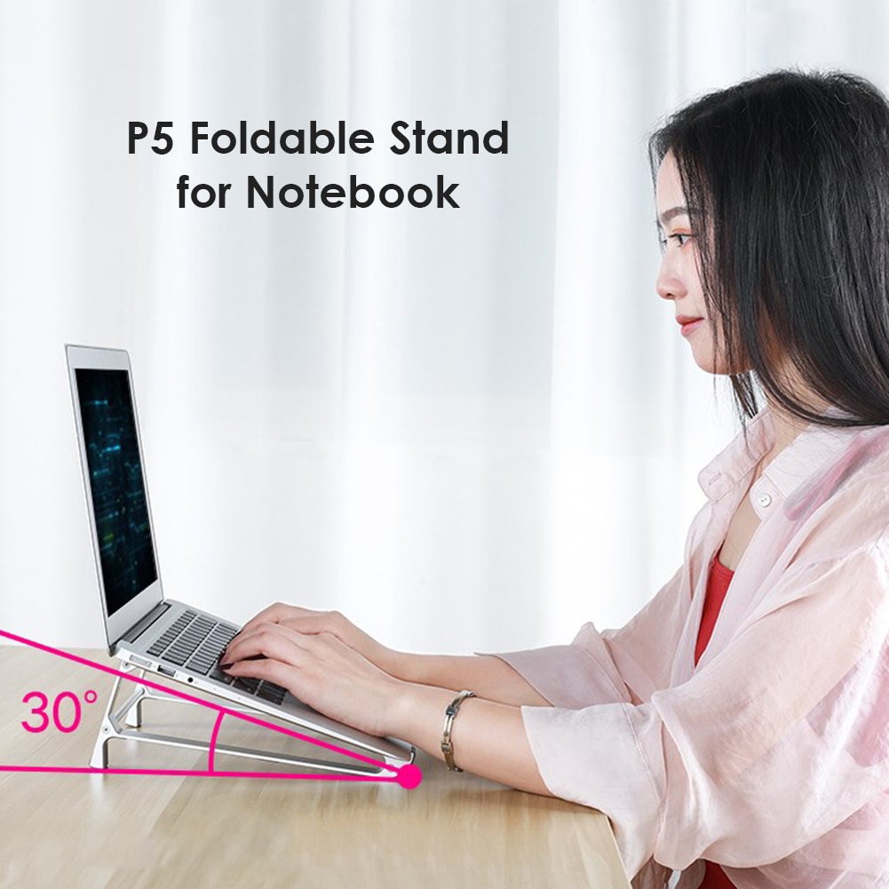 Tragbarer laptop-ständer aus aluminiumlegierung, computer-notebook-pc-erhöhung, laptop-halterung mit kühlhalterung