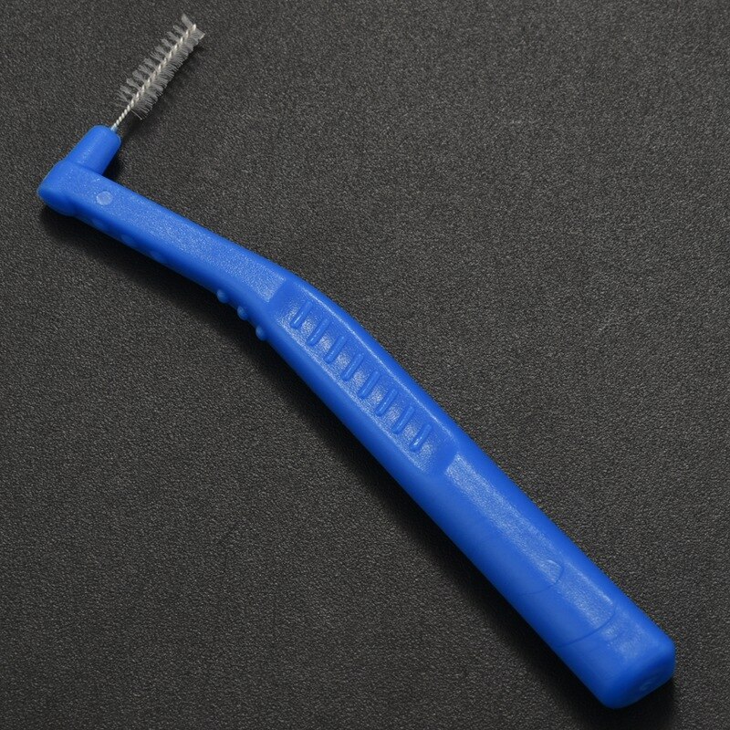 ASUS-cepillo Interdental en forma de L, herramienta para el cuidado bucal, para blanquear los dientes, para ortodoncia, 20 unids/caja