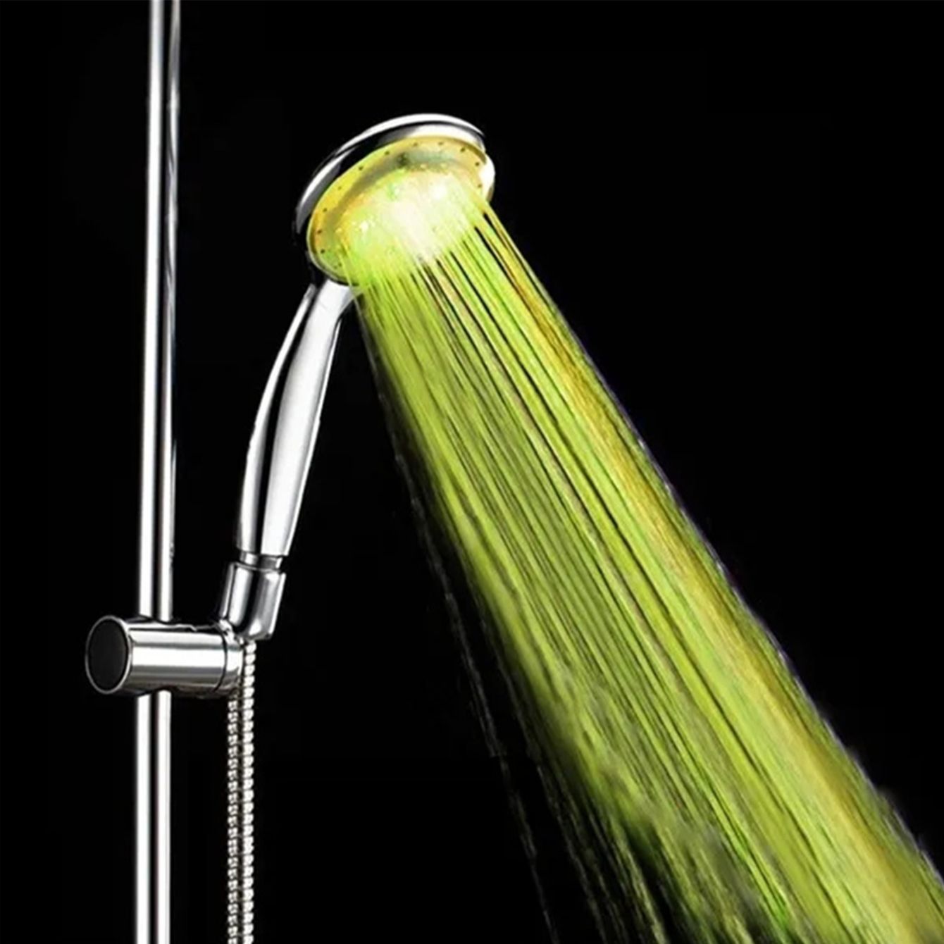 LED-Duschkopf in 7 Farben, automatisch farbwechselndes LED-Duschlicht, wassersparender Duschkopf, Badezimmerzubehör