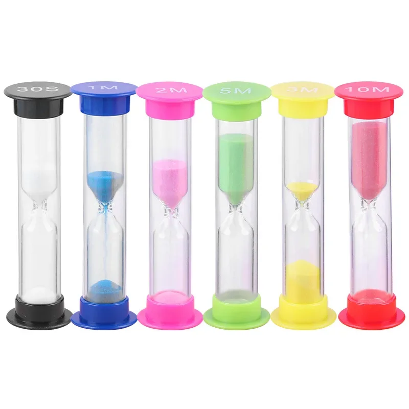 2/3/5/10 Minuten Bunte Sanduhr Sanduhr Sanduhr Timer Sanduhr Dusche Timer Zähneputzen Timer Kinder Hause Dekore