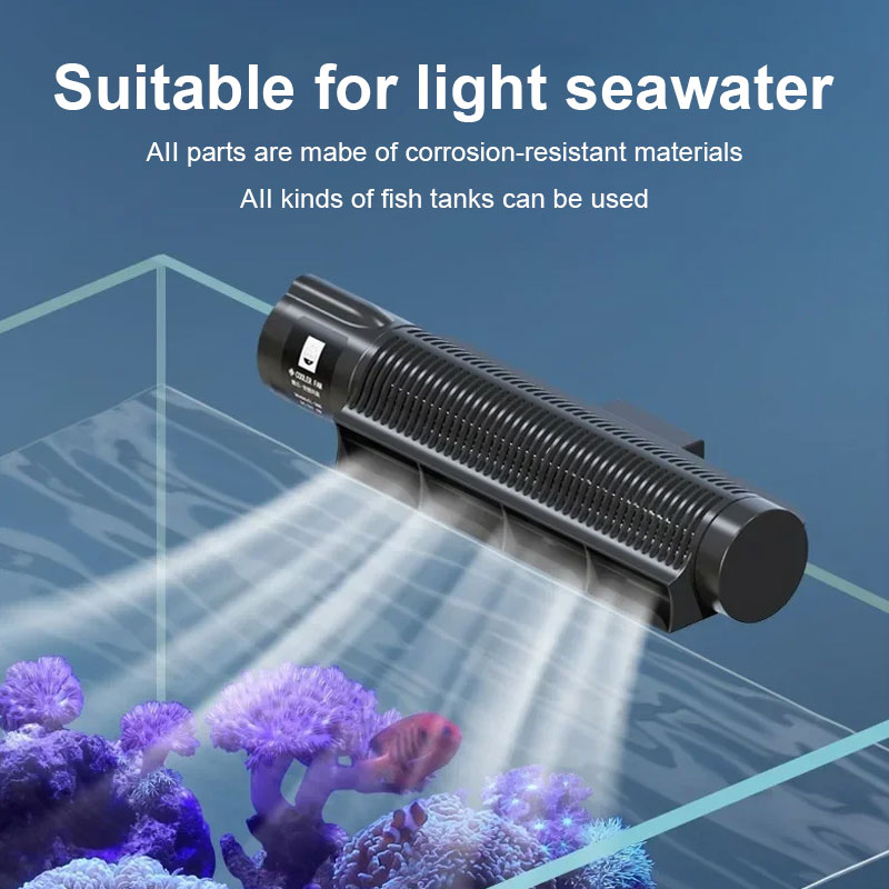 Aquarium Koelventilator Automatische Aquarium Temperatuurregelaar Digitale Display Intelligente Fan Aquarium Koeler Apparatuur 12V