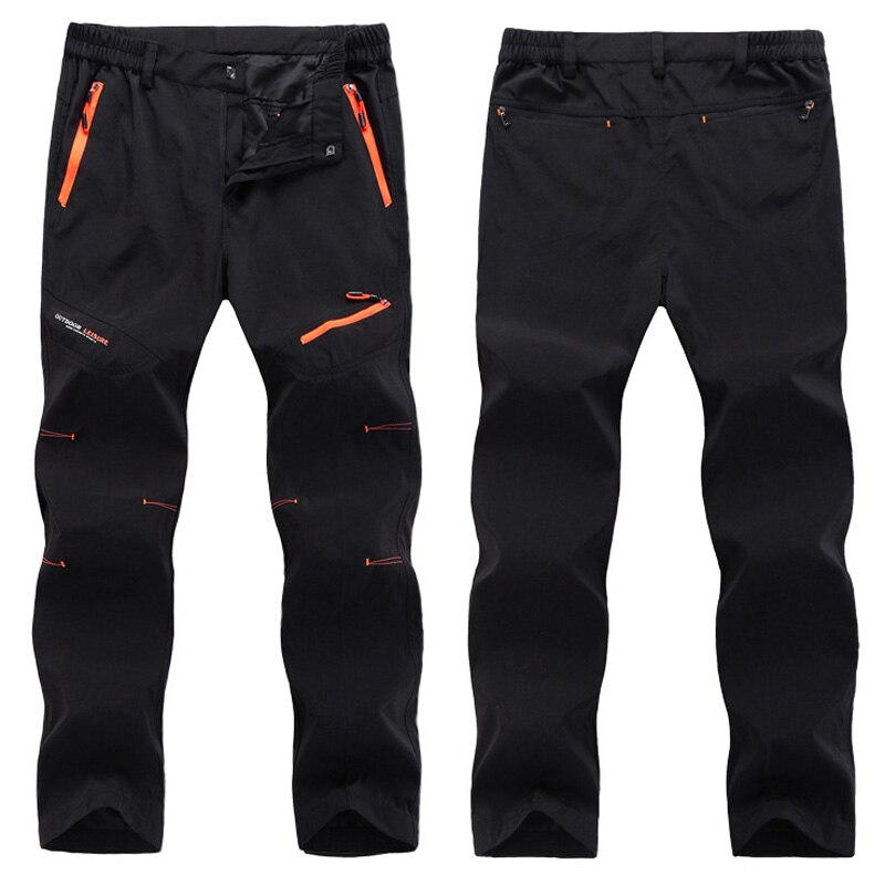 LoClimb Men's Outdoor Hiking Pants Men Camping/Climbing/Trekking Pants Male Spring Thin Quick Dry Trousers Fishing Pants AM406