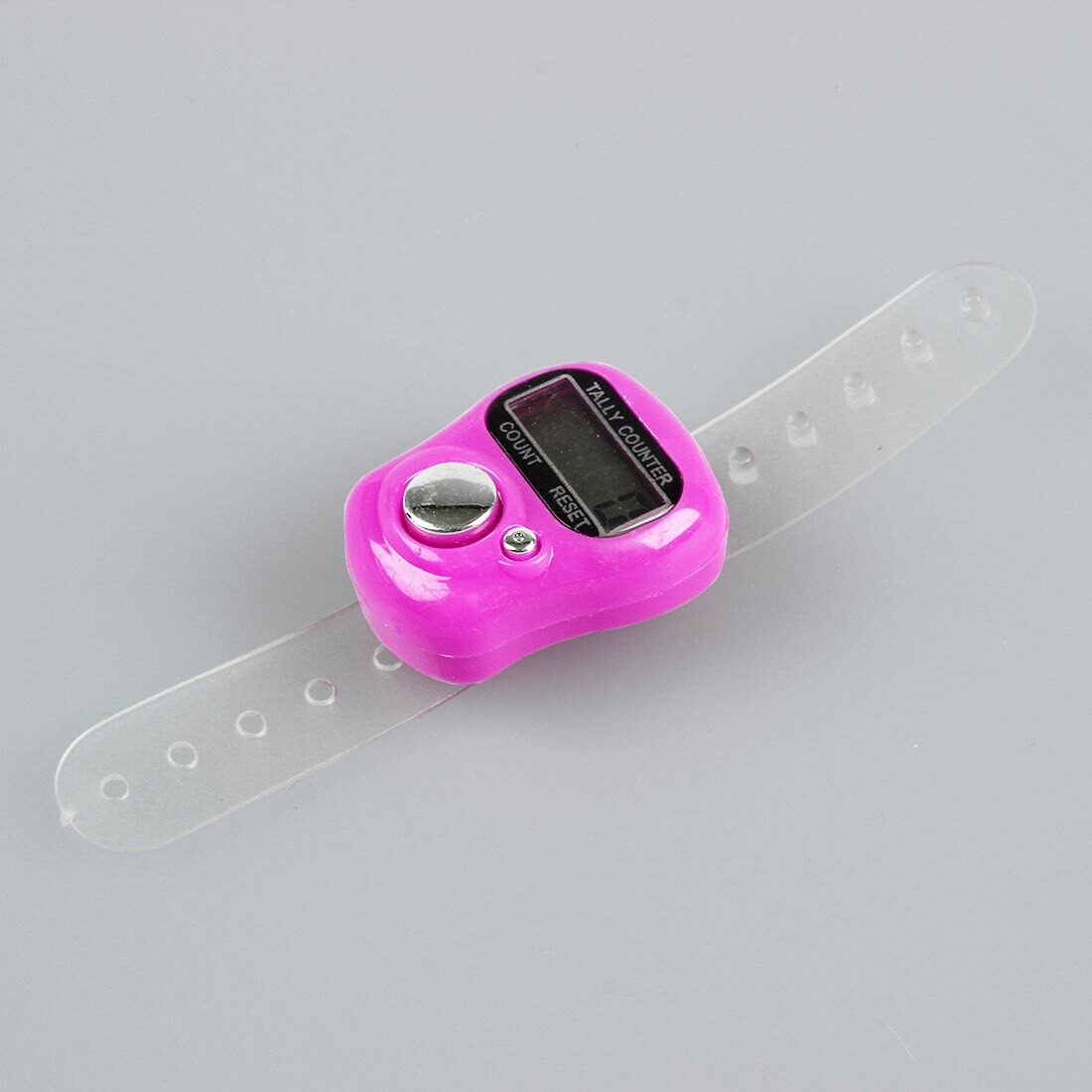 Mini LCD Electronic Digital Display Finger Hand Tally Counter Counting Rose red