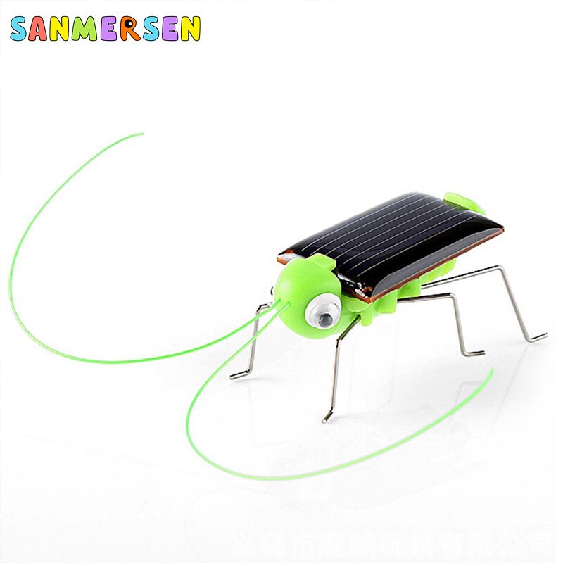 Solar Sprinkhaan Insect Educatief Zonne-energie Robot Spelen Leren Speelgoed Nodig Gadget Solar Magic Novelty Speelgoed Voor Kids