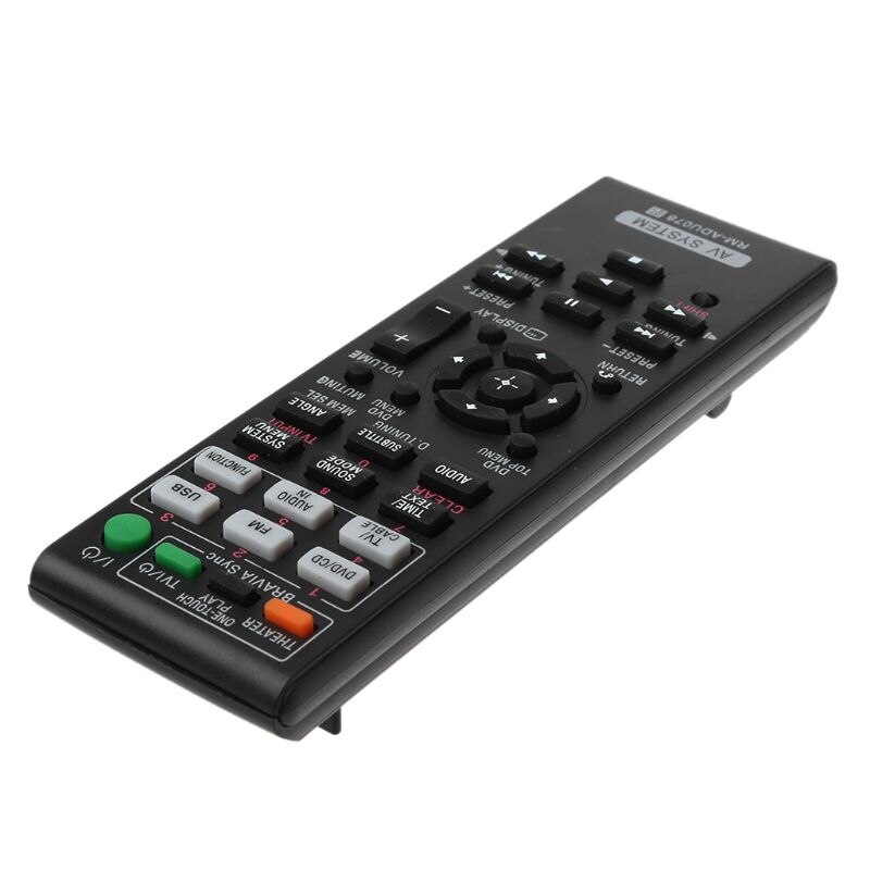 OOTDTY Black Remote Control RM-ADU078 AV System for Sony DAV-TZ710 HBD-DZ170 HBD-DZ171 HBD-DZ175 Replace Television