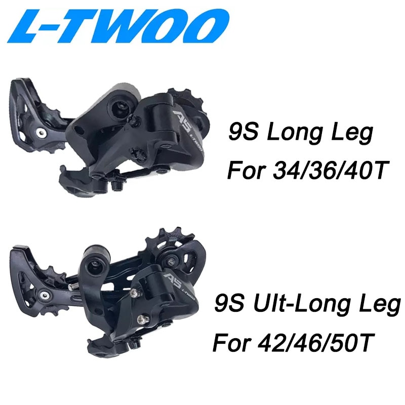 LTWOO A5 1X9 9 Speed Derailleurs 34T 36T 40T 42T 46T 50T Cassette Groupset 9V 9 Speed Rear Derailleur switches Compatible SRAM