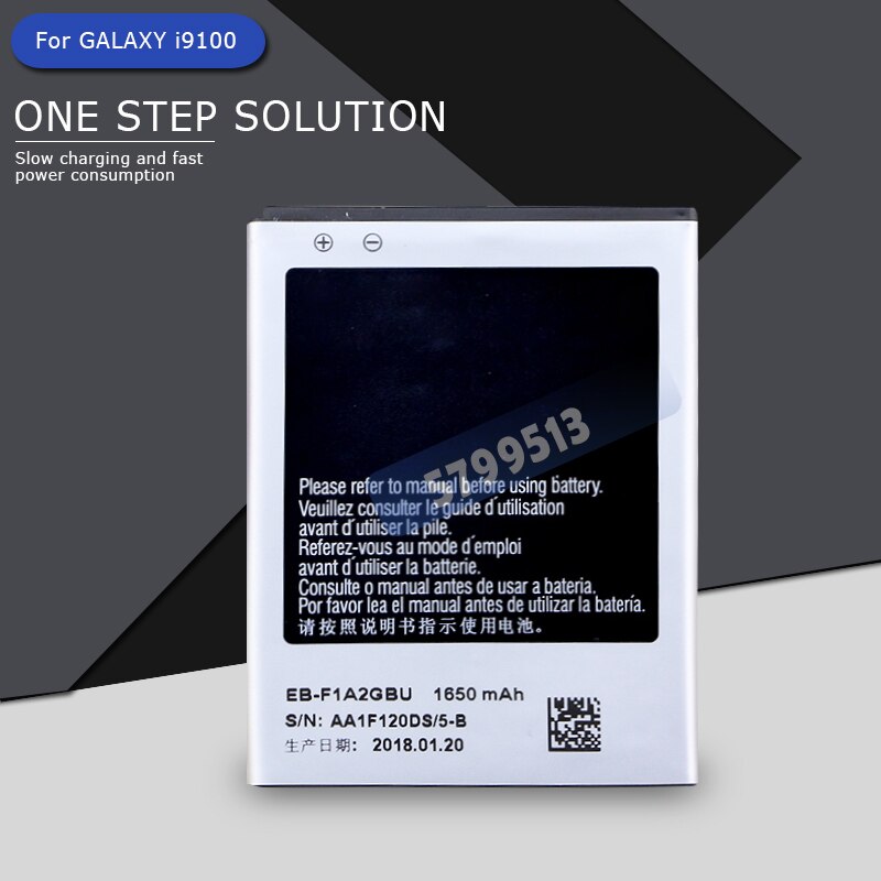 1650Mah EB-F1A2GBU Li-Ion Batterijen Voor Samsung Galaxy S2 I9100 I9050 B9062 I9108 I9103 I777 Vervangende Mobiele Telefoon Batterij
