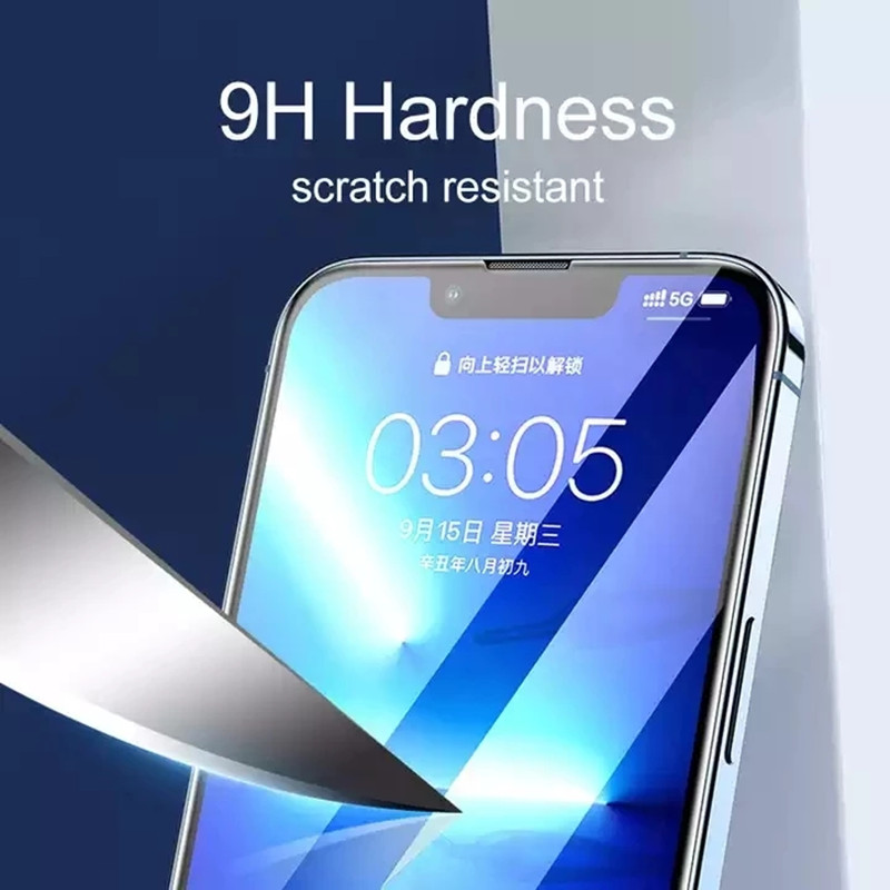 2-5PCS 9D Screen Protector Tempered Glass for IPhone 15 14 13 12 11 Pro Max Protective Glass for IPhone X XR XS Max 7 8 14 Plus