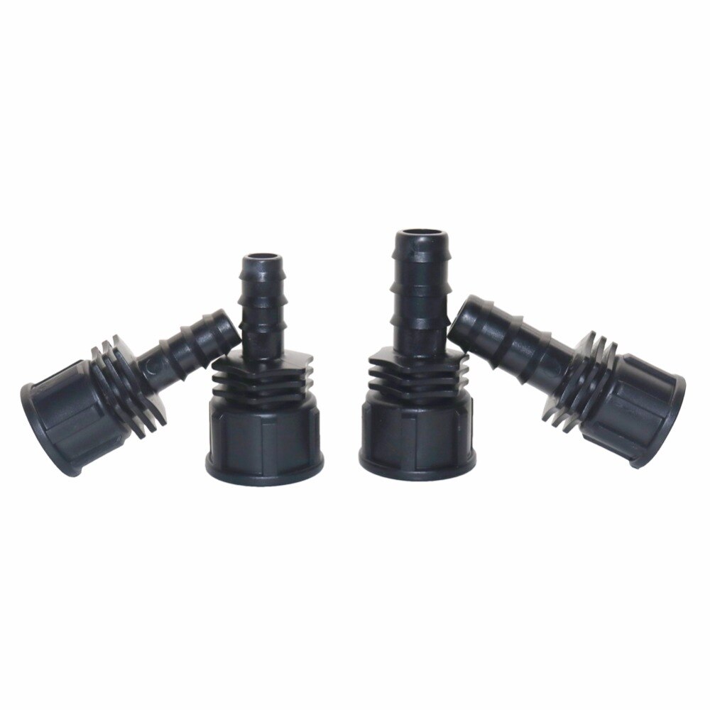 10 stk  dn16 dn20 rørdeler 1/2 &quot; 3/4 &quot; hunngjenget kobling med piggar av plast vannrør koblinger vanningssystem deler