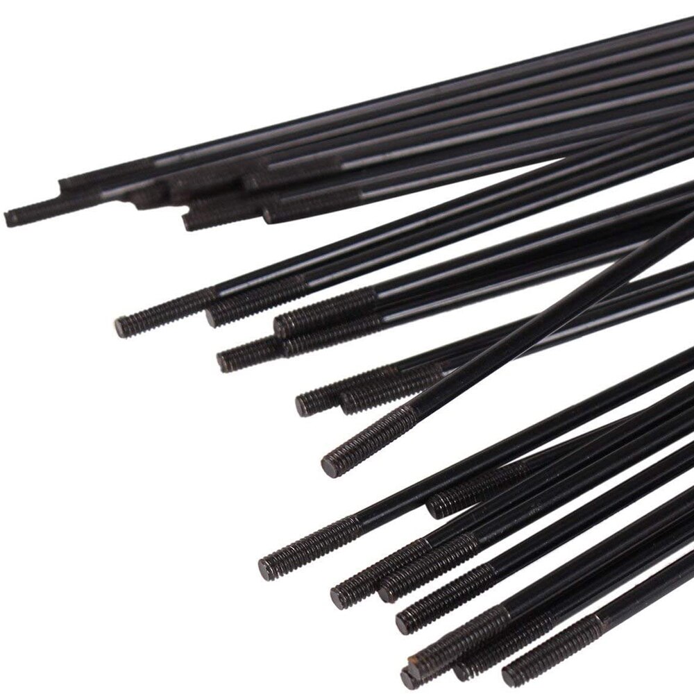 36pcs Stainless Steel Bicycle Spokes With Nipples 170mm-290mm MTB Mountain Bike Road Bicycle Straight Pull Spokes