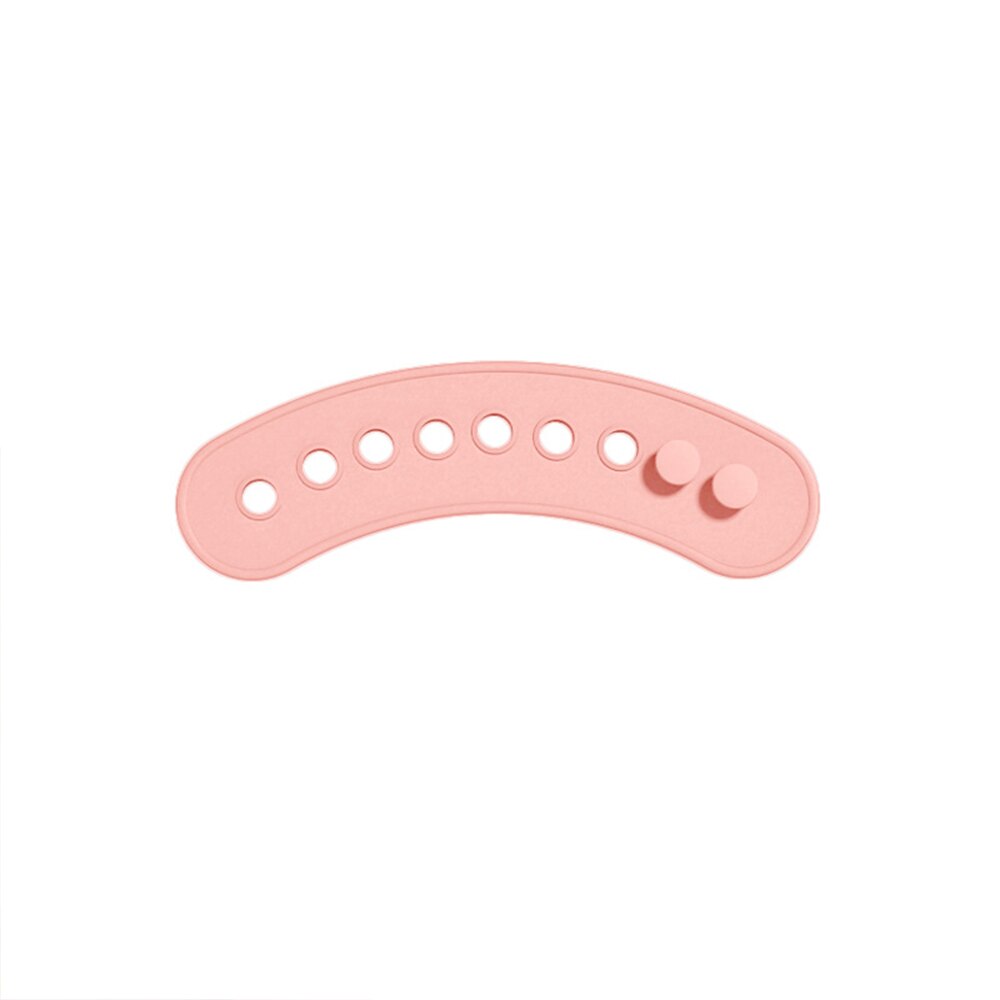 Silicone bébé bavoir infantile burp chiffons réglable étanche goutte à goutte bébé doux -né alimentation bave écharpe bave pour enfant en bas âge: Extension belt-Pink
