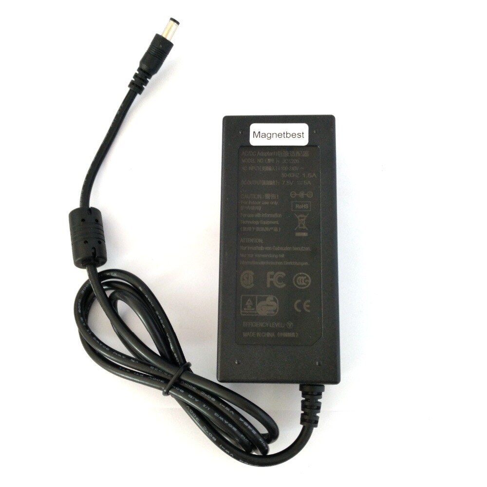 Zasilacz sieciowy 7.5V 5A AC zasilacz 7.5V5A 37.5W transformator ładowarki