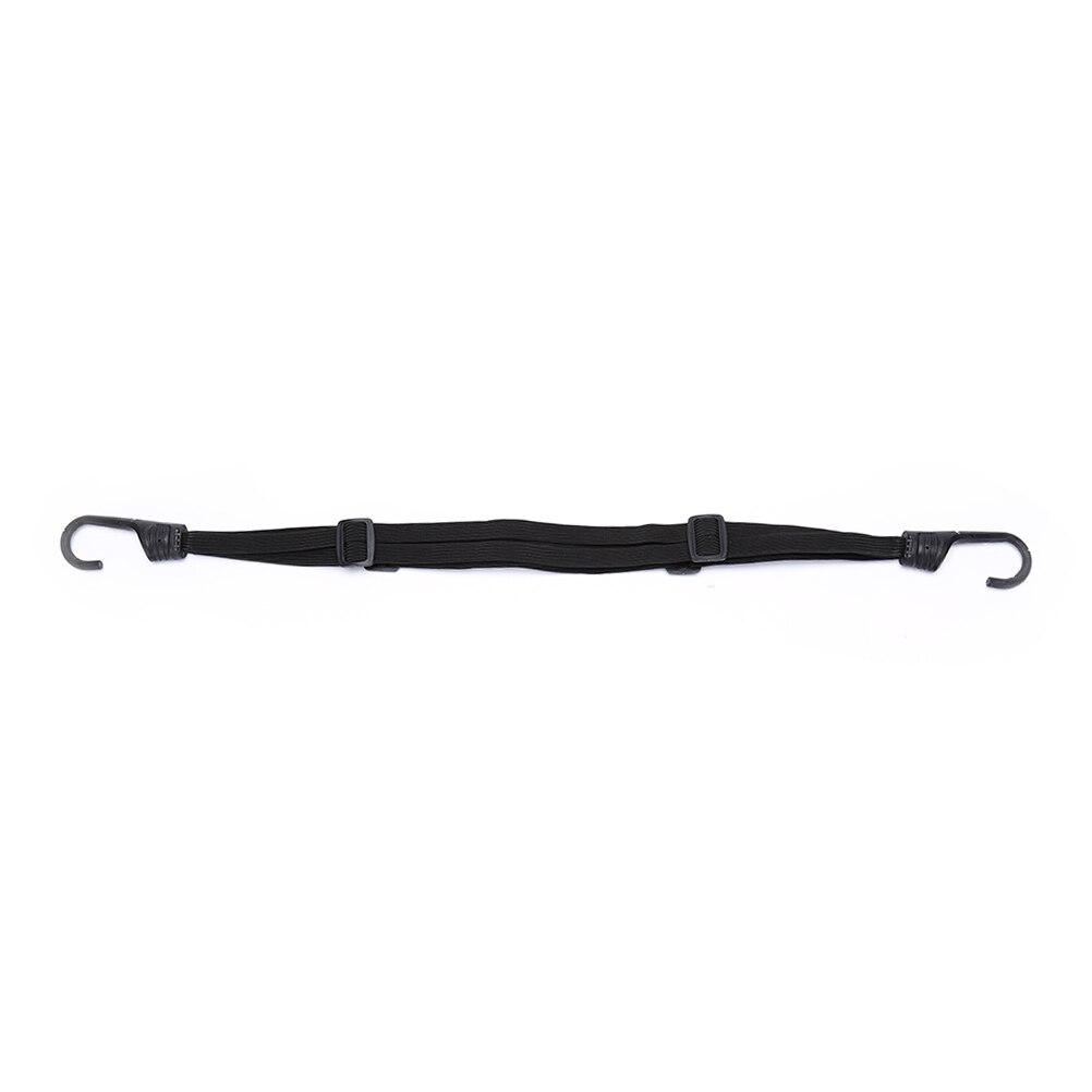 Sangle en corde élastique avec 2 crochets pour casque de moto, force rétractable, bagage