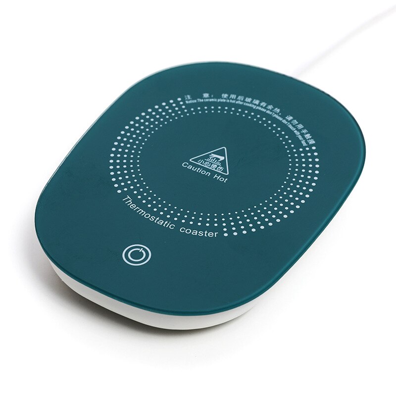 55 Degree Constant Temperature Cup Mat 16W USB Heating Cup Wad for Drink Insulation Coffee Tea Cocoa HUG-Deals: green
