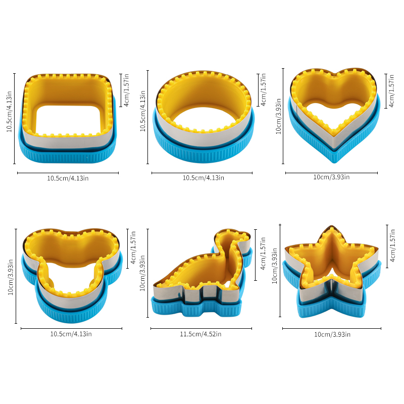 Sandwich Snij-En Sluitmachine, Biscuit Plastic Snijmachine, Huishoudelijke Keukengereedschap, Bakvormen, Creatief Snijden