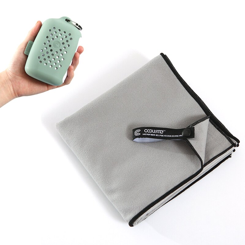Portable Quick Dry Travel Towel Silicone Bag Absorbent Mini Compression Towel Outdoor Running Yoga Fitness Sport Cool Towel