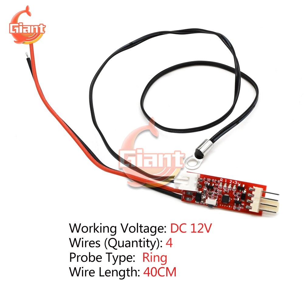 DC5V/12V PWM Speed Controller Fan Speed Governor 4 Wire 2-3 Wire Computer Temperature Control Switch for PC CPU Cooler Fan Alarm: Type C-2