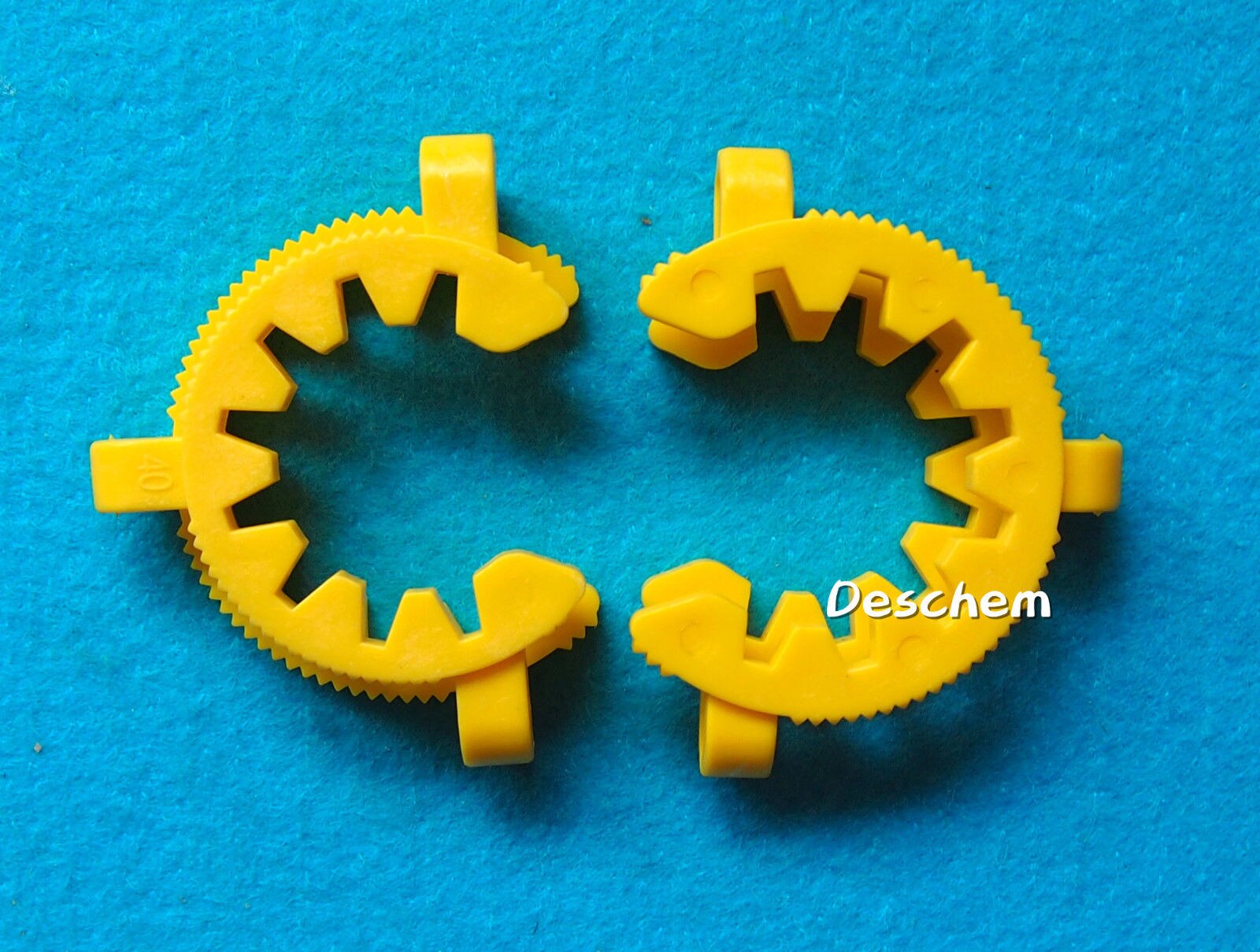 40#,Lab Plastic Clamp Tongs Clip Keck for 40/38 Glass Joint,2 Pcs/Lot