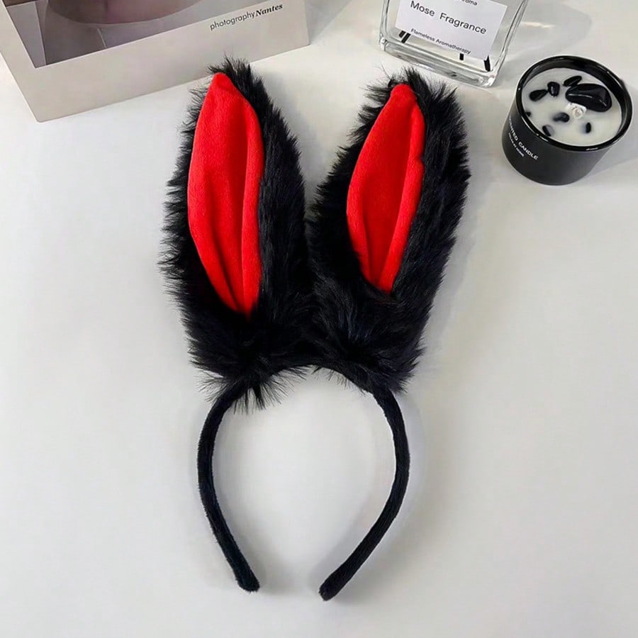 Cerceau à Cheveux Forme Oreille De Lapin – Blanc – Occasion Mais En Bon état – Accessoire Fun Et Tendance