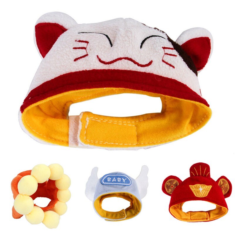 Gorros divertidos para perros y mascotas para Halloween, gorro de pelo de León con orejas de Melena, gorro para , disfraz, gorro Gato cachorro de peluche, accesorios para la cabeza