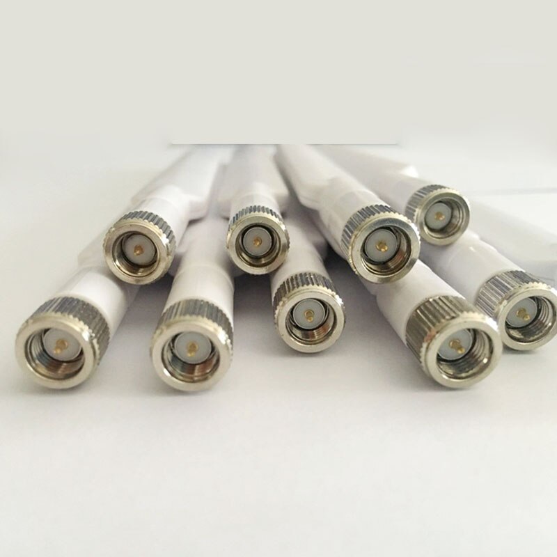 Mærke 5 dbi sma han 4g lte huawei router antenne  (2 stk i en pakke ) b593 b310 e5186: Hvid