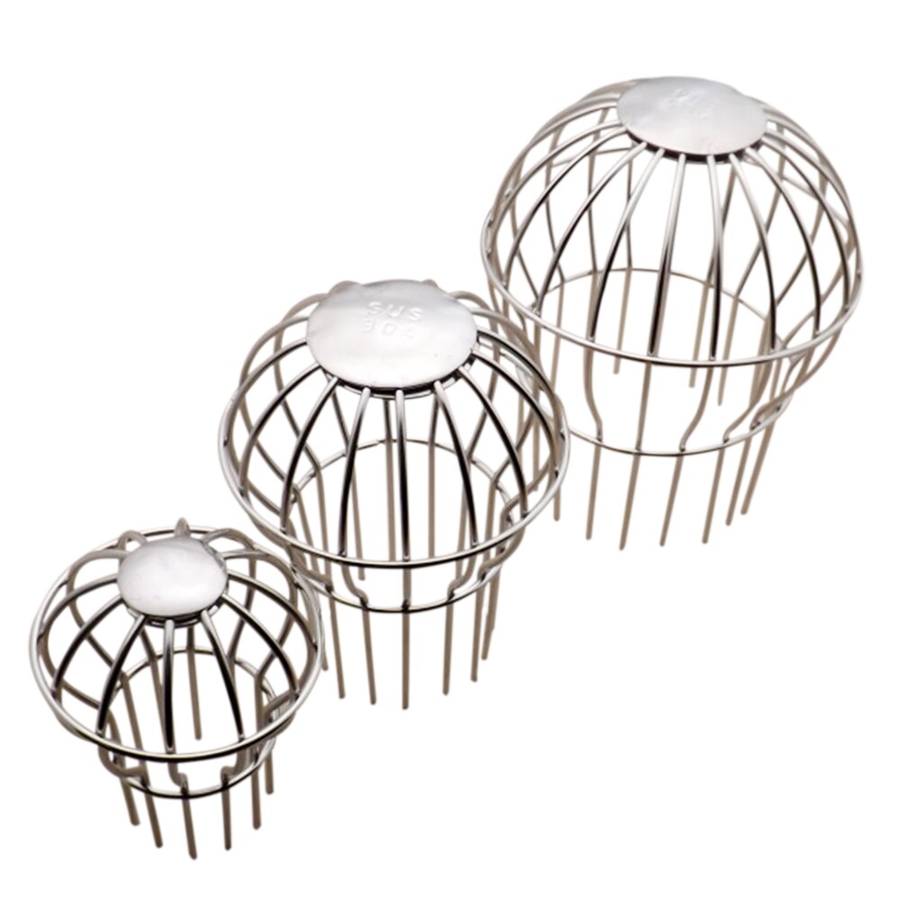 Anti-blocking Floor Drain Stainless Steel Floor Drain Anti-blocking Roof Drain Pipe Catcher Trap Bathroom Sewer Hair Stopper