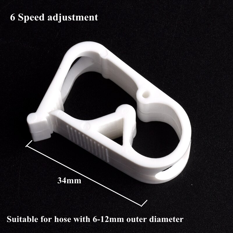 1~5 pcs Hose Flow Regulator Robert Clip Water Clip Bottle Drip Flow Rate Regulator Aquarium Garden Irrigation Hose Switch Damper: Gold / 1''