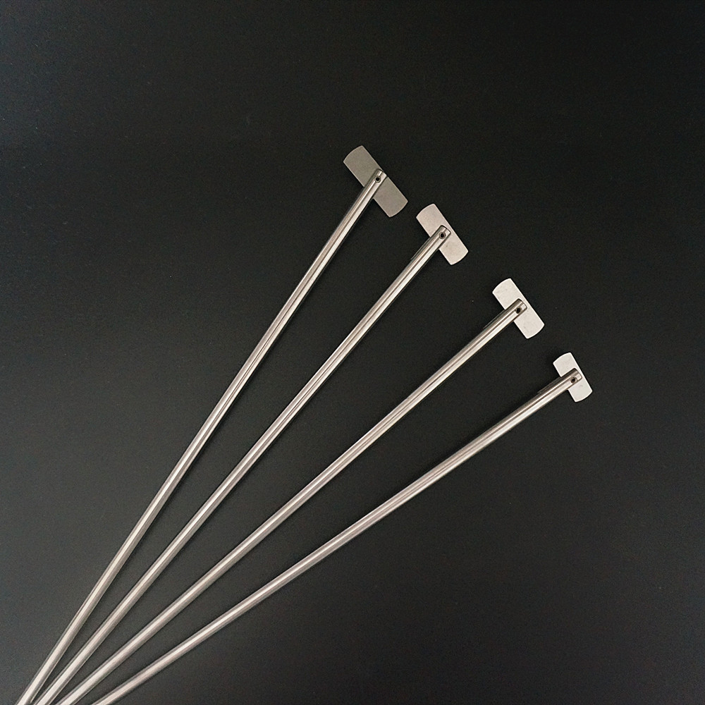 Paleta de acero inoxidable para laboratorio de 1 piezas, cuchilla móvil recta para agitador, mezclador, licuadora, equipo de laboratorio