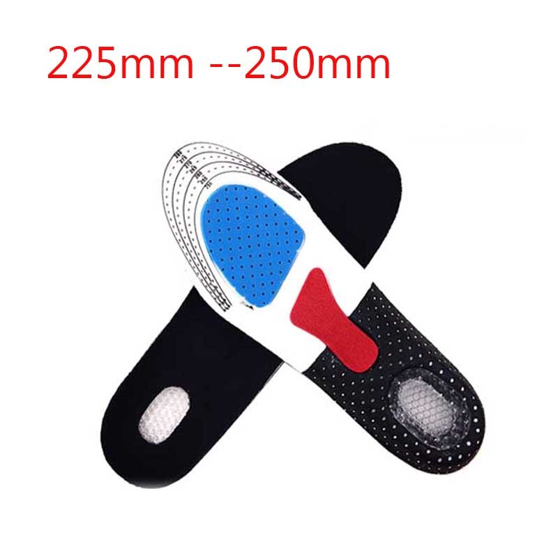 Sporty brandzel EVA oddychający zaszokować-absorbujący pot-absorbent brandzel Flatfoot Orthotics łuk Orthopedic stopy poduszka naramienniki brandzel: 225mm-250mm