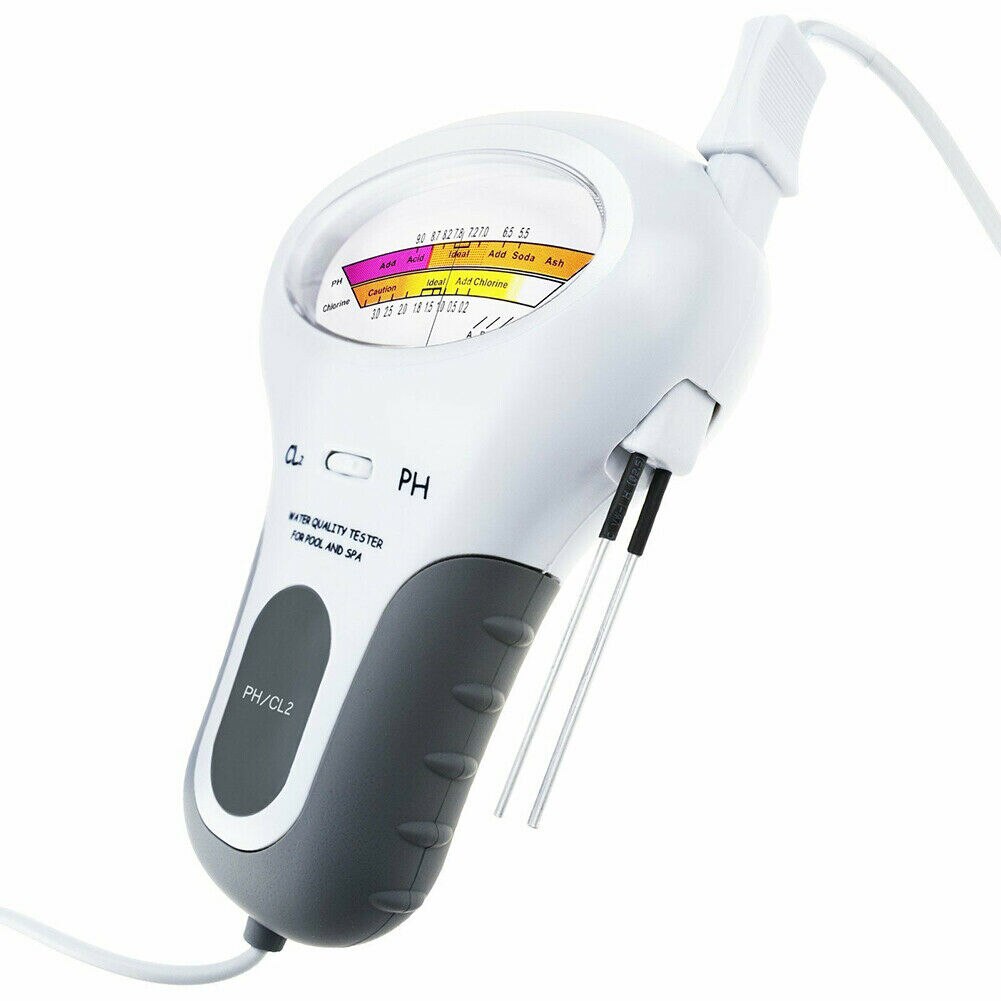 Medidor Digital portátil 2 en 1 de del agua, PH y nivel de cloro CL2, medidor para piscina, Spa, agua potable, analógica