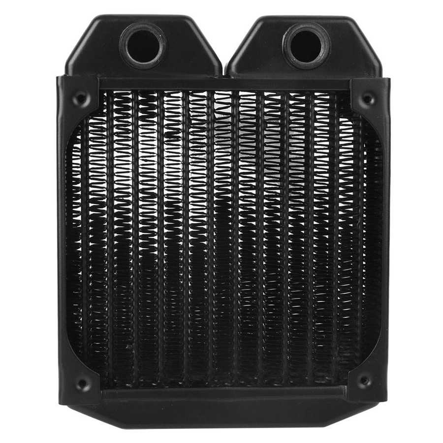 Aluminum 12 Flat Tube CPU Cooler Water Cooling Heat Exchanger Durable Computer Accessory