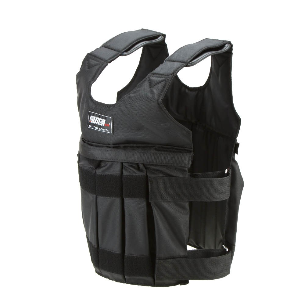 20/50Kg Laden Gewicht Vest Voor Boksen Gewicht Training Workout Fitness Gym Apparatuur Verstelbare Vest Jacket Zand Kleding