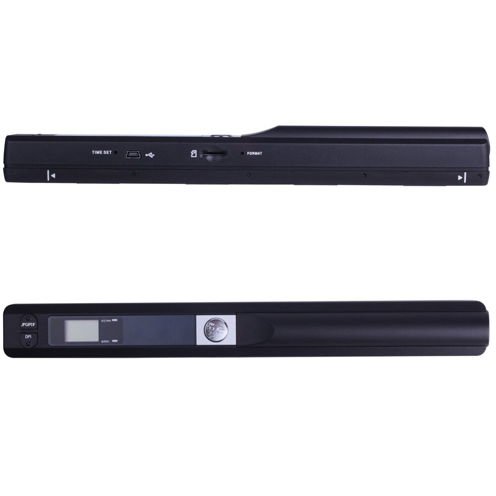 Scanner Portable Numérique Avec écran LCD - Résolution Jusqu'à 900 DPI, Formats JPG/PDF - Alimenté Par Piles, Port USB