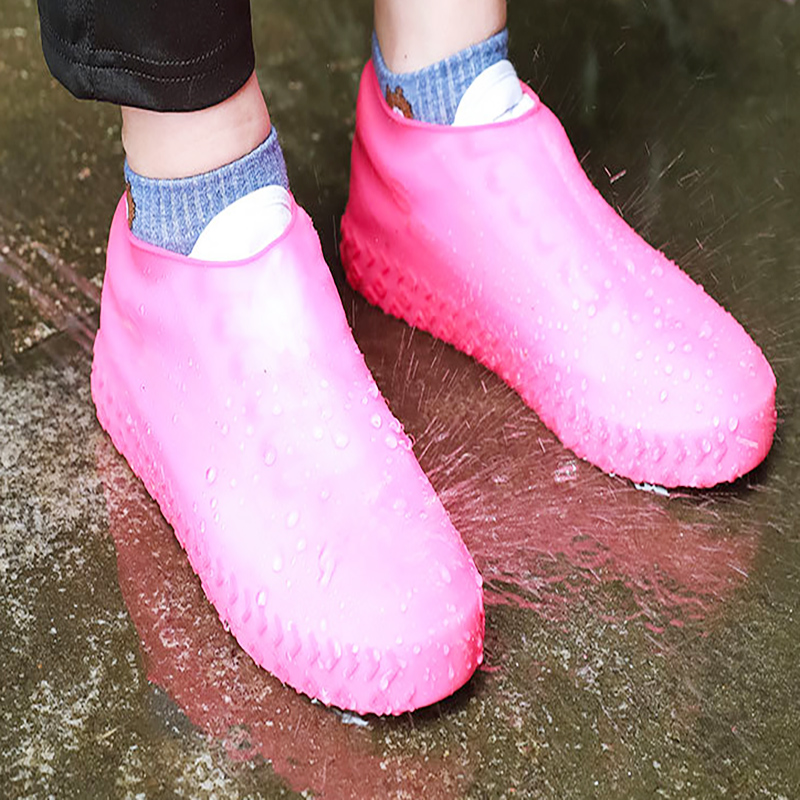 Outdoor latex schuh Stiefel Abdeckung Unisex Anti-slip Mehrweg Latex Schuh Abdeckungen Männer Frauen Wasserdichte Regen Boot Über schuhe