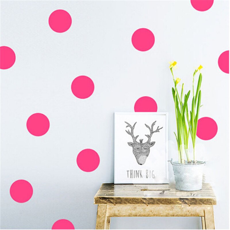 4cm * 54 rond or point doré Art Stickers muraux salon chambre enfants chambre personnalité autocollants décoratifs