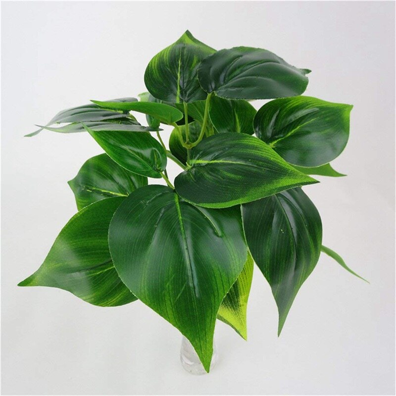 Artificial Green Leaf Plants Home Office Wedding Garden Decoration