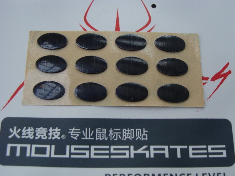 10 pçs mouse skatez/mouse pés para logitech mx500, mx510, mx518, 700, 900 (2 conjuntos de pés de substituição)