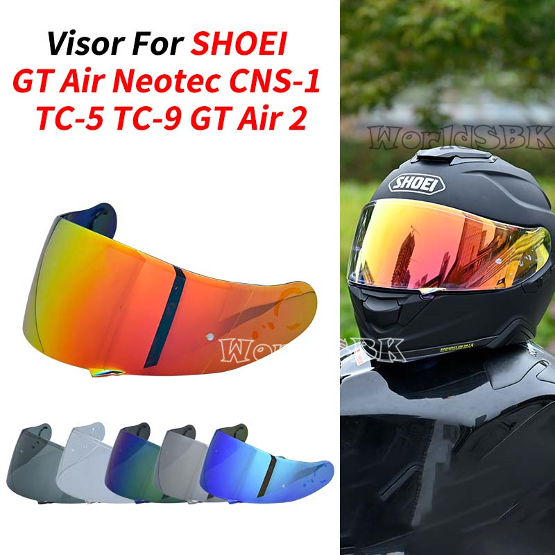 Helmet Visor for SHOEI GT Air Neotec CNS-1 TC-5 TC-9 GT Air 2 Helmet Shield Uv Cut Casco Moto Face Shield Visera Windshield