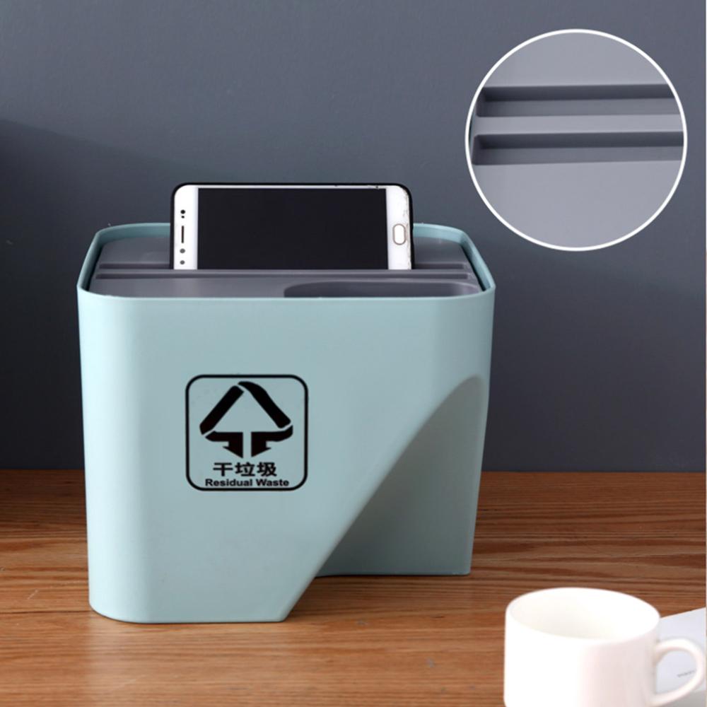 1pc Garbage Can Stacked Sorting Trash Bin Household Dry & Wet Separation Recycling Trashcan Waste Bin Kitchen Office Rubbish Bin