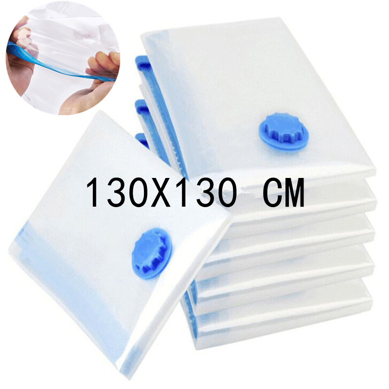 Break-proof vacuum bag clothes storage bag with valve transparent border compression storage bag travel space-saving sealing bag