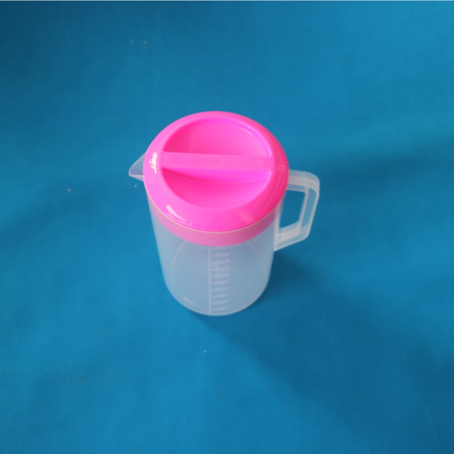5000ml 5Litre PVC Measuring Plastic Transparent Graduated Beaker Plastic Beaker with handle
