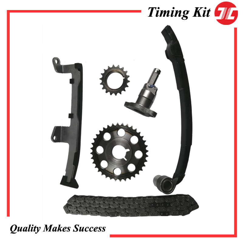 TY02-JC Timing Chain Kit For Car Toyota- 2RZ-FE HIlux Hiace SOHC 8V 2.4L 1999-2005 Engine Auto Parts With Sprocket and Guide