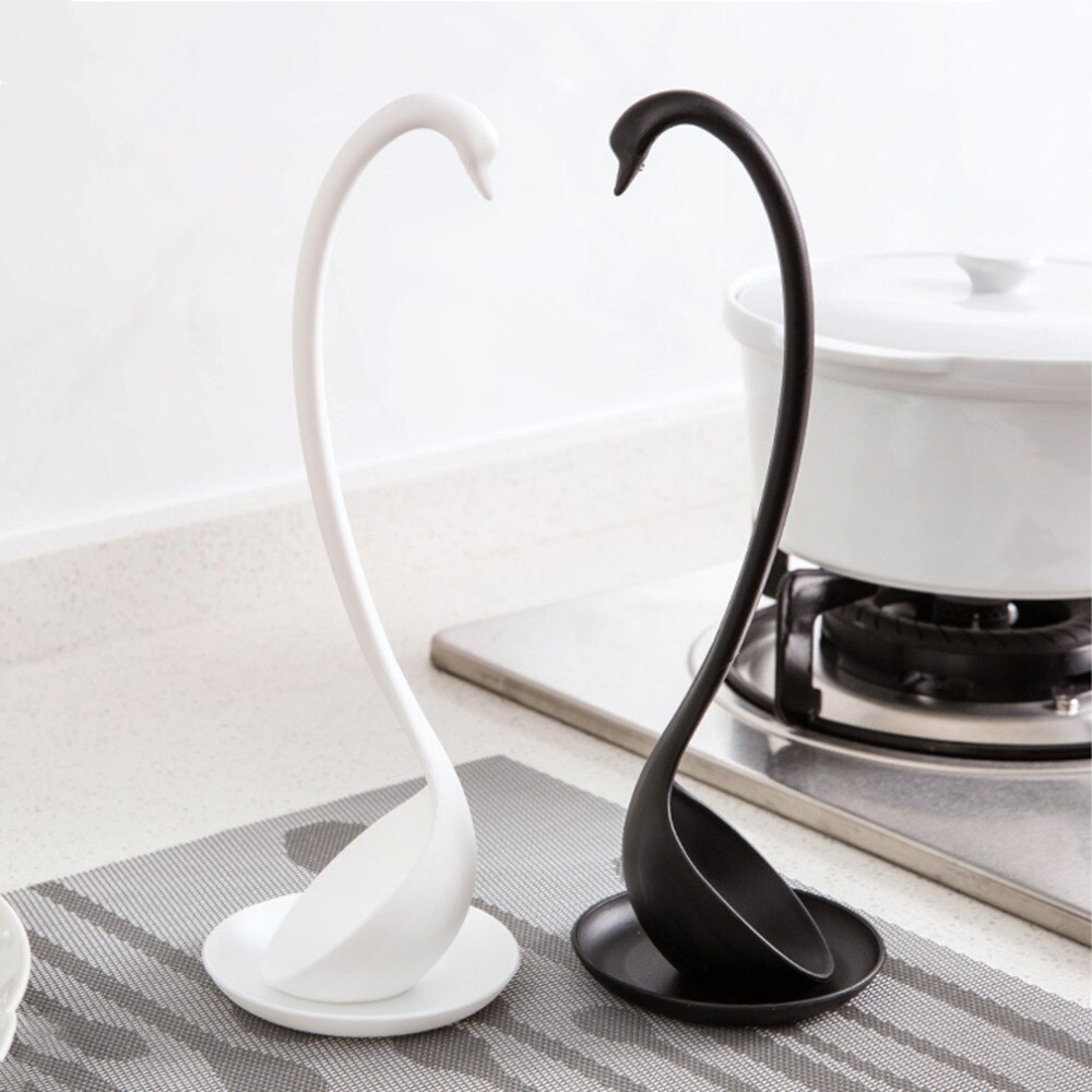 Zwaan Pollepel Lepels Unieke Zwaan Vormige Pollepel Speciale Swan Lepels Nuttig Keuken Koken Tool Plastic Pollepel Thuis Tafel Decor