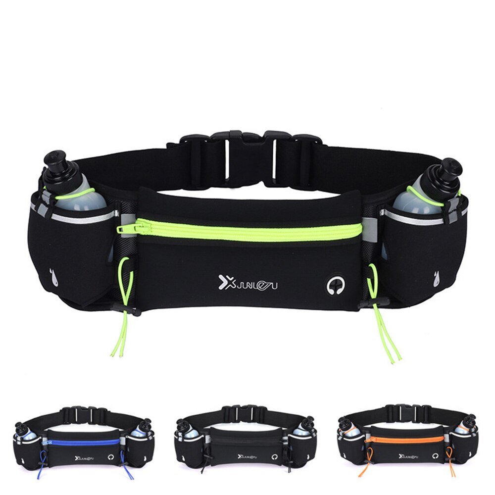 Running Waist Bag Marathon Hydration Belt Waist Bag Fanny Pack Marathon Dual Pocket Walking Fitness Waist Pack Outdoor Accessory
