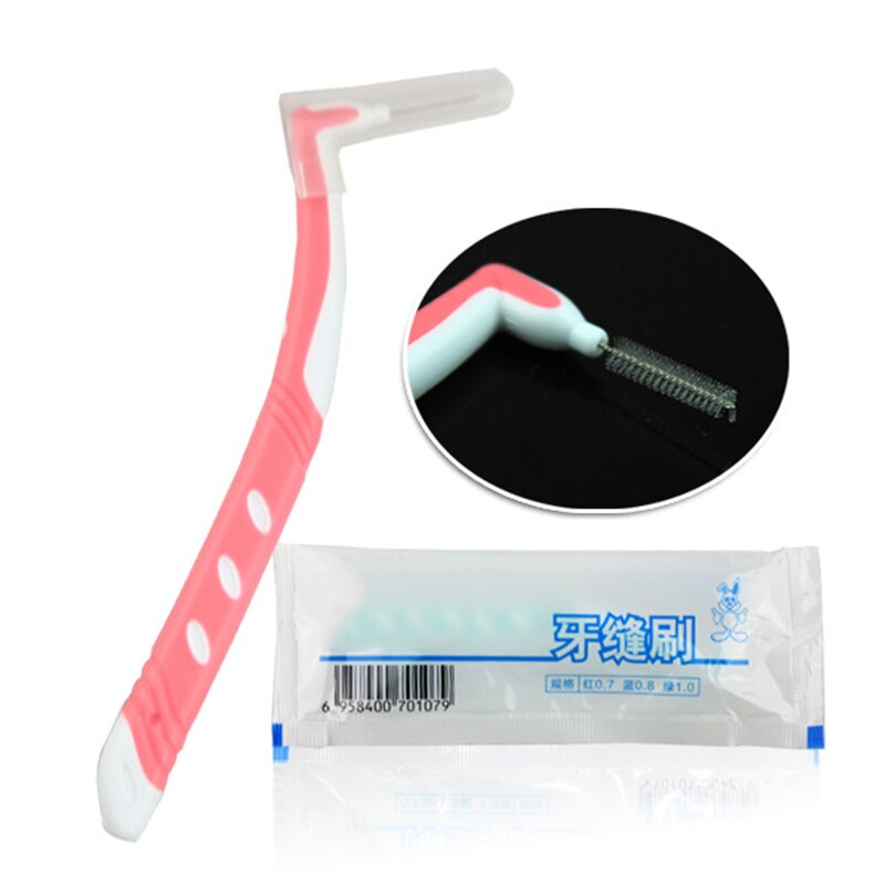 1 PC. 0,7/0,8/1,0/1,2mm Interdentalbürsten Formen der zahnseide Kieferorthopädische zahnbürste Mundpflege Zahnbürste reinigung