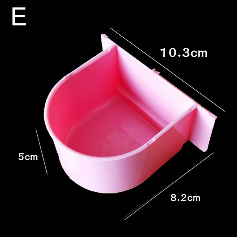 pet supplies bird cage food trough bird feeder green transparent semicircular food container bird cage accessories J6A5128: E