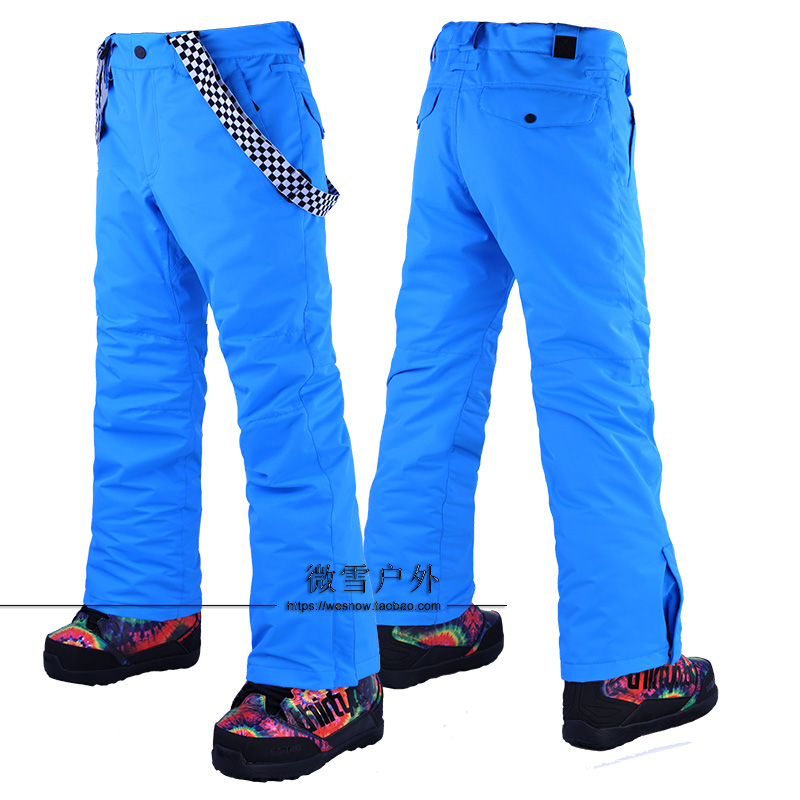 Mannen Ski Broek Merken Outdoor Sport Bretels Broek Mannen Winddicht Waterdichte Warme Winter Sneeuw Snowboard