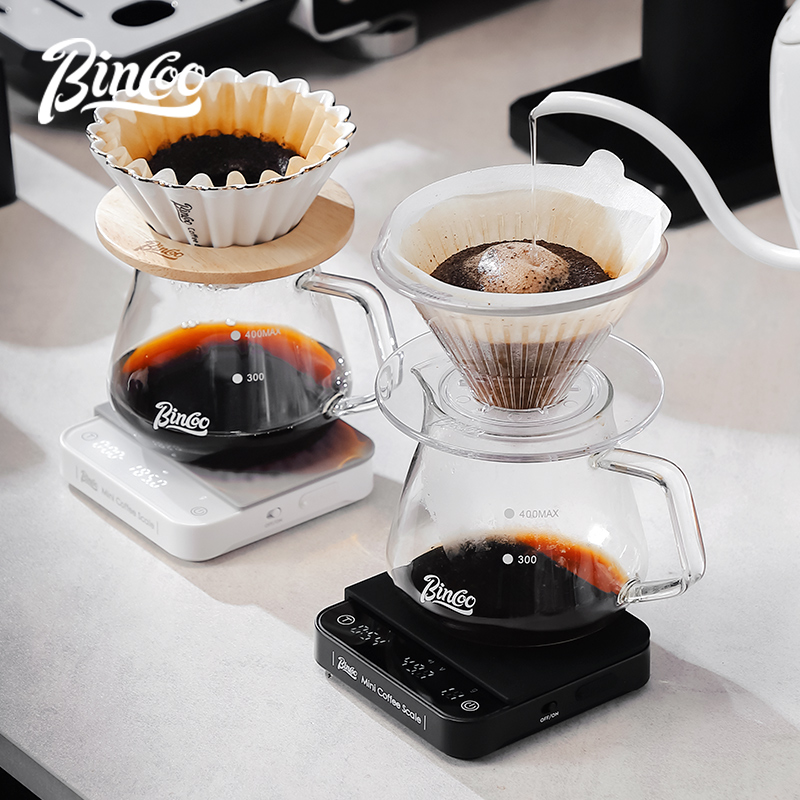 Bincoo køkkenvægt, måleværktøj, vægtmåler til tørvarer, intelligent elektronisk kaffevægt, digitalt led-display med 2kg