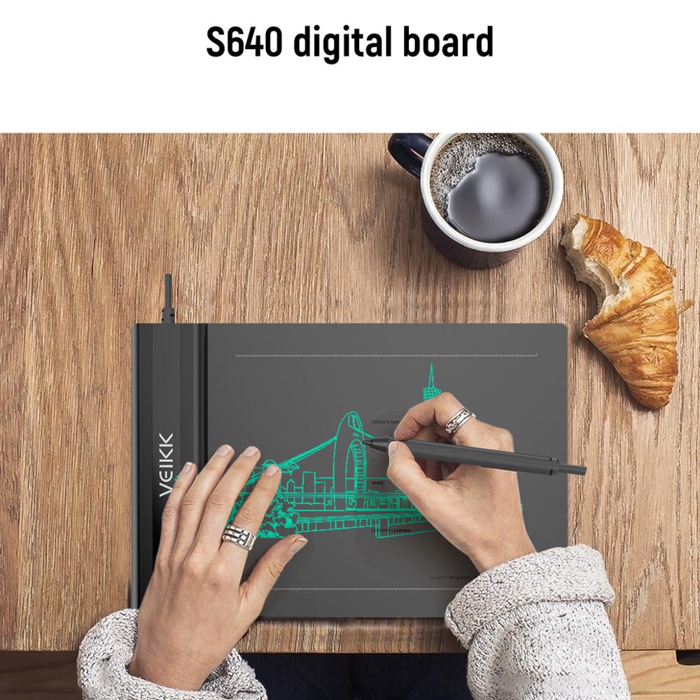 S640 drawing digital tablet computer 8192 grade animation drawing board, used for drawing on OSU with battery-free pen